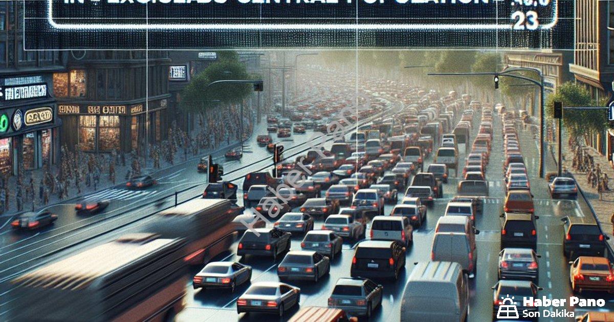 "Kütahya'da Araç Sayısı Rekor Kırdı: Merkez Nüfusunu Geride Bıraktı" başlıklı haber için fotorealist