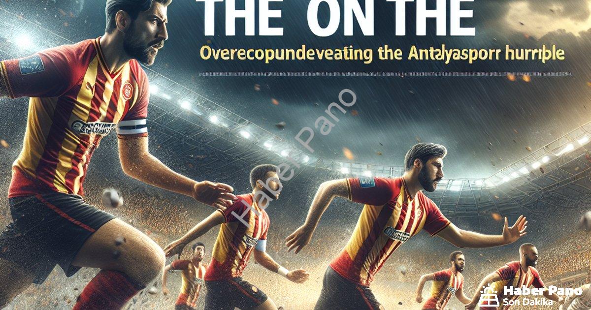 "Göztepe Deplasmanda Fırtına Gibi: Antalyaspor Engelini de Aştı" başlıklı haber için fotorealistik,