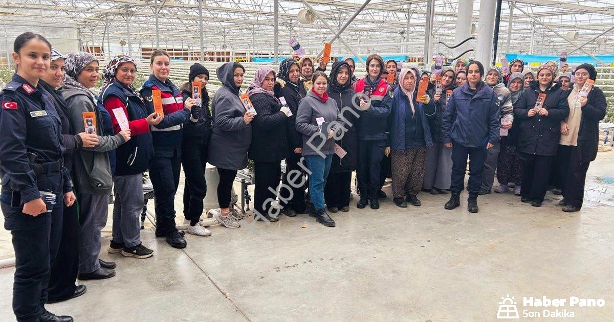 "Kütahya'da Jandarmadan Örnek Davranış: Sera Çalışanı Kadınlara KADES Eğitimi" başlıklı haber için f
