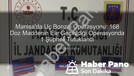Manisa’da Uç Bonzai Operasyonu: 168 Doz Maddenin Ele Geçirildiği Operasyonda 1 Şüpheli Tutuklandı