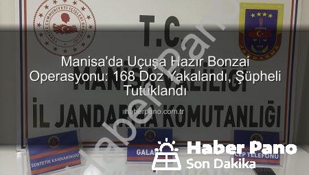 Manisa’da Uçuşa Hazır Bonzai Operasyonu: 168 Doz Yakalandı, Şüpheli Tutuklandı