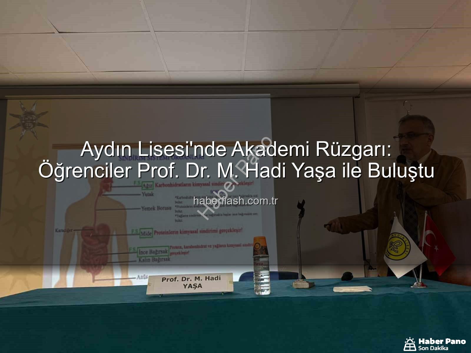 Aydın Lisesi akademik buluşmalar - Aydın Lisesi'nde Akademik Köprü: Öğrenciler Bilim Dünyasıyla Buluşuyor, Ufuklar Genişliyor