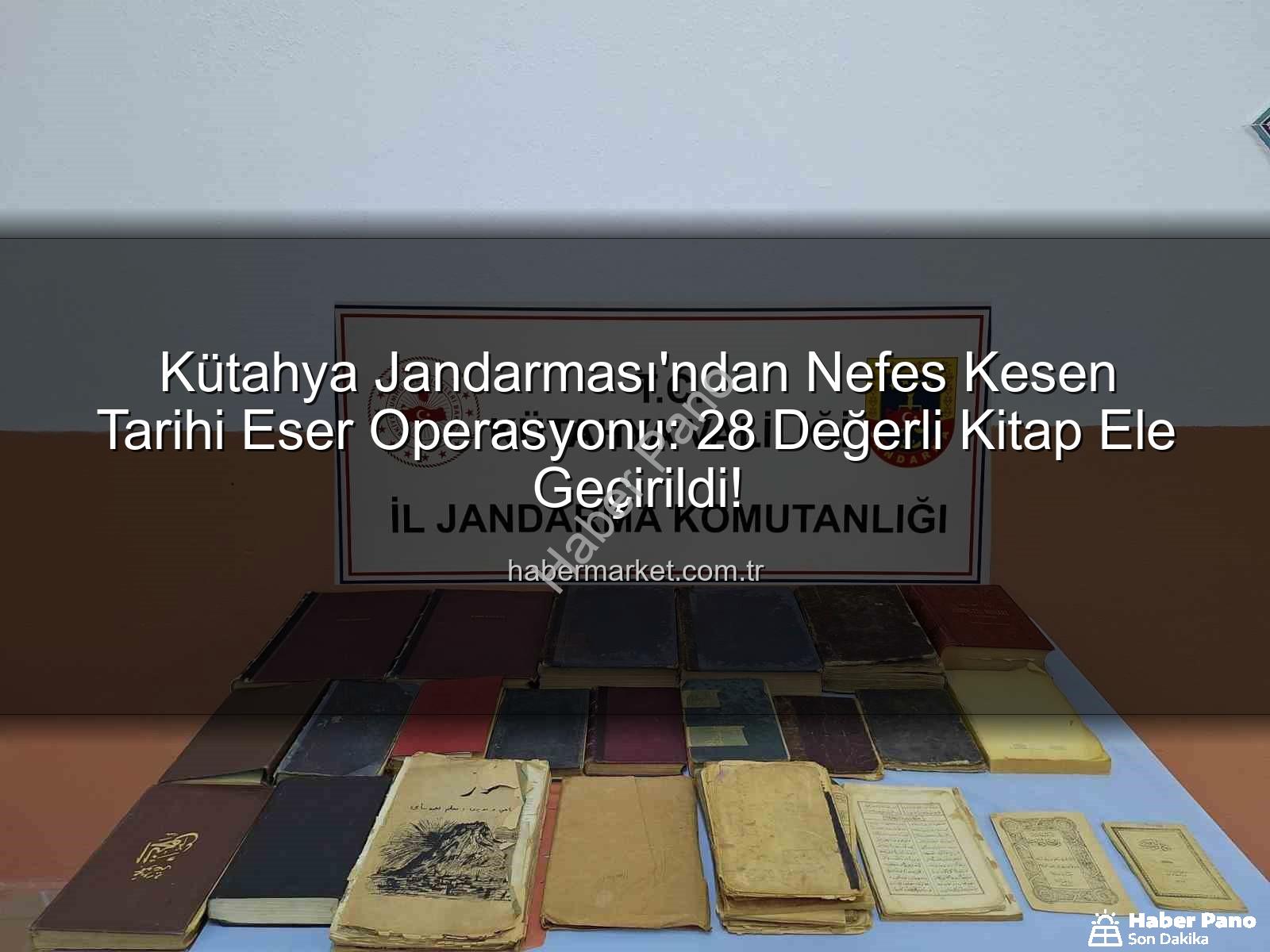 tarihi eser operasyonu - Kütahya'da Nefes Kesen Operasyon: Tarihi Eser Kaçakçılığına Darbe Vuruldu!
