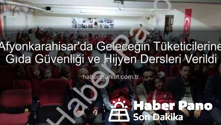 Afyonkarahisar’da Minik Zihinlere Gıda Güvenliği ve Sağlıklı Yaşam Bilinci Kazandırıldı