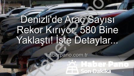 Denizli’de Araç Sayısı Rekor Kırıyor: 580 Bine Yaklaştı! İşte Detaylar…