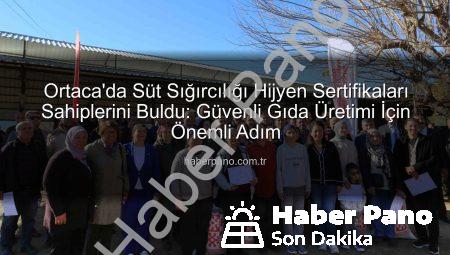 Ortaca’da Süt Sığırcılığı Hijyen Sertifikaları Sahiplerini Buldu: Güvenli Gıda Üretimi İçin Önemli Adım